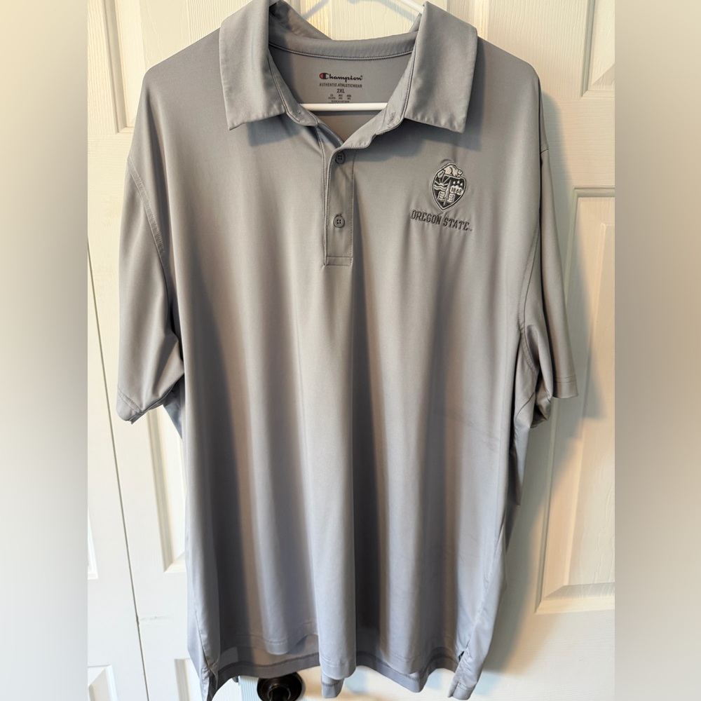 Champion Gray Oregon State Men's Polo